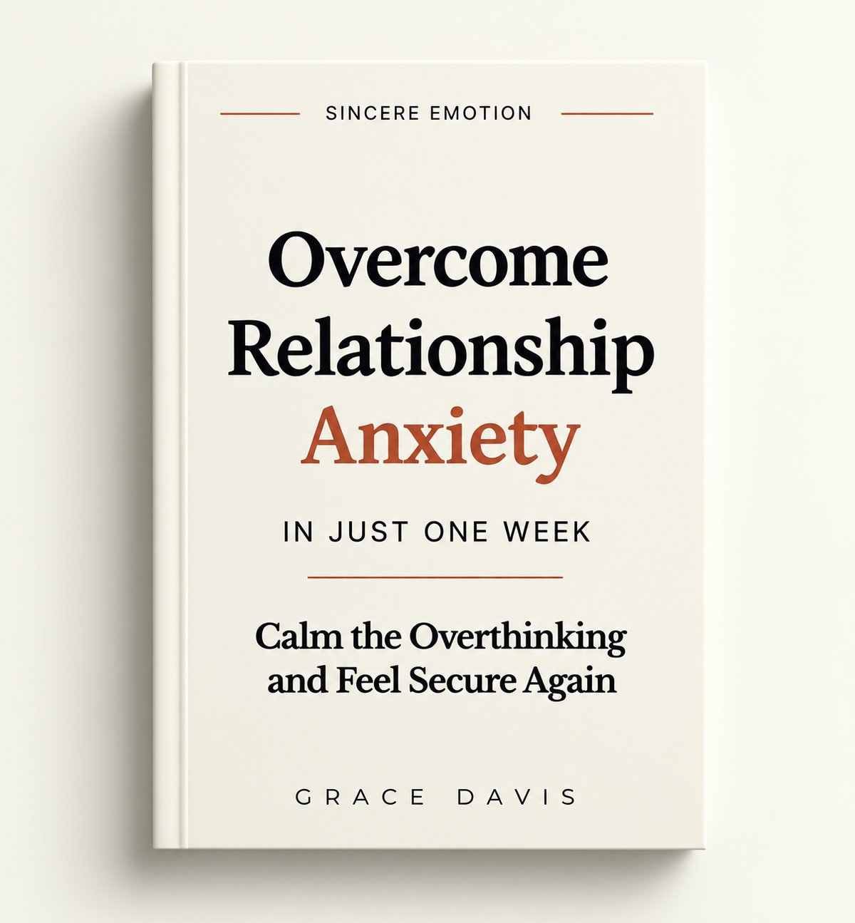 Overcome Relationship Anxiety in Just One Week - A Handbook